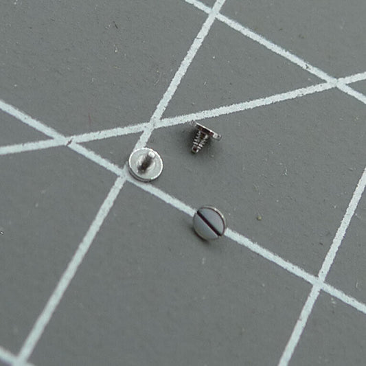 Set of 3 RLX 3135-5625 screws for date wheel replacement in 3135 watch movement.