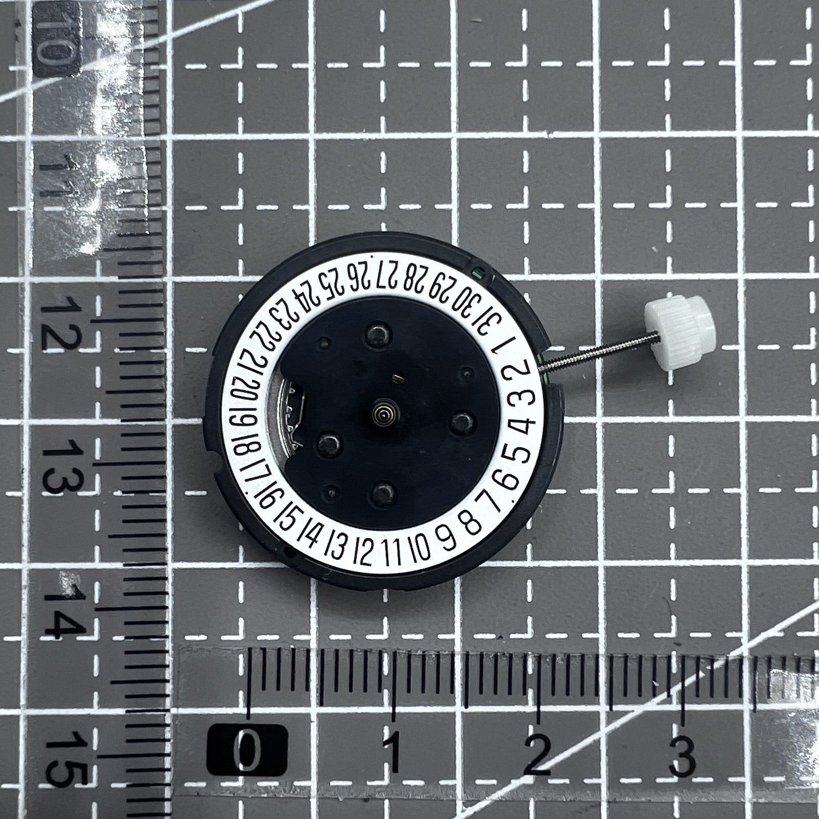 Swiss ETA804.192 Quartz watch movement with date display at 6 o'clock for precise timekeeping