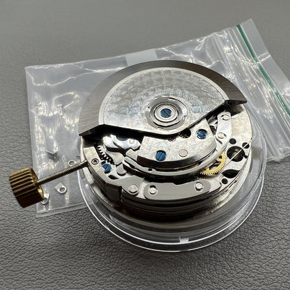 Chronograph watch accessory by ETA featuring 7750 movement, white dial, calendar at 6, second hand at 9.