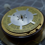 ETA 955.132 Quartz Movement Double Calendar Week@12 Date@3 Swiss Made Movement