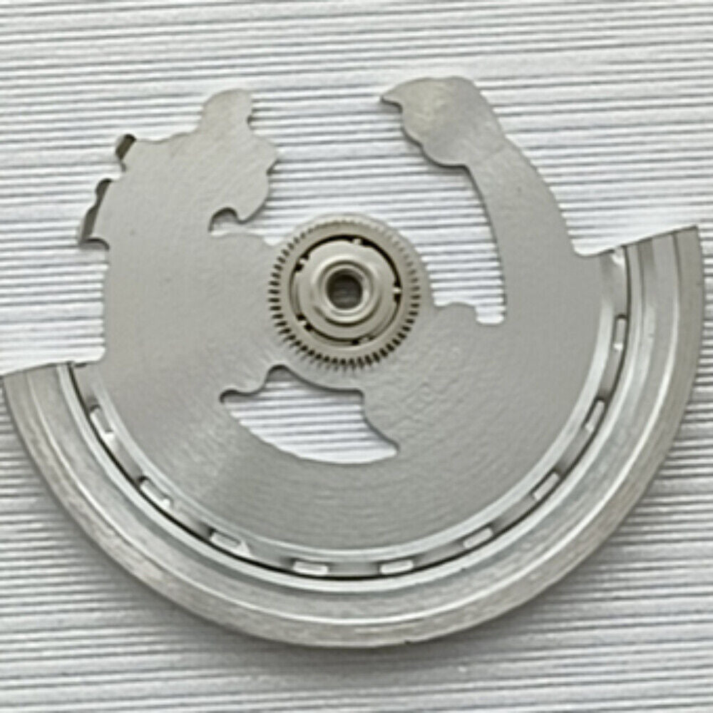 Silver Dragon carved rotor oscillating weight for NH35 NH36 watch movements, detailed design