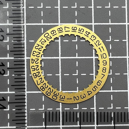 2 PIECES Golden Date Disk Date Wheel Disk Generic for ETA 2824 Movement