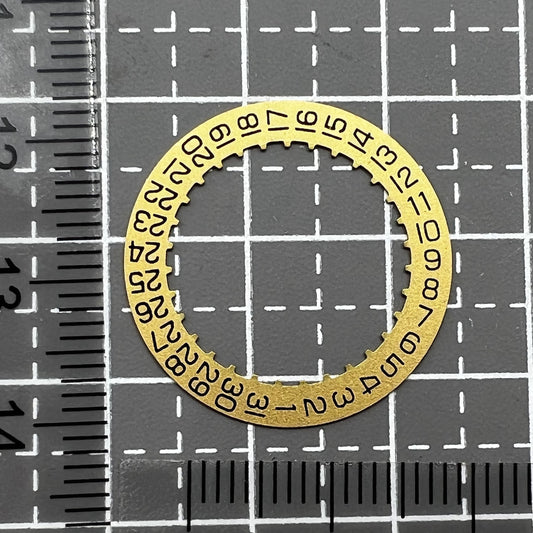 2 PIECES Golden Date Disk Date Wheel Disk Generic for ETA 2824 Movement