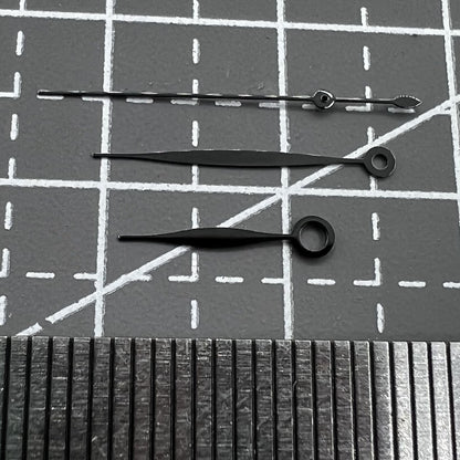 10,5 x 16 x 16 mm schwarz polierte Uhrzeiger für Uhrwerk Tissot 1853 T41 T006 