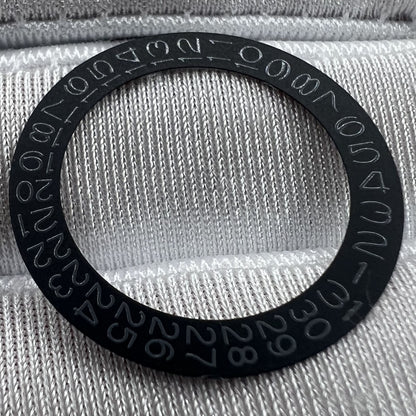Grey date wheel with black background for NH35 NH36 watch movements, compatible precision part