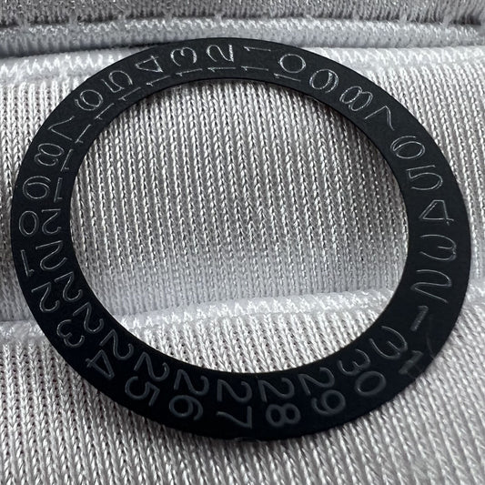 Grey date wheel with black background for NH35 NH36 watch movements, compatible precision part
