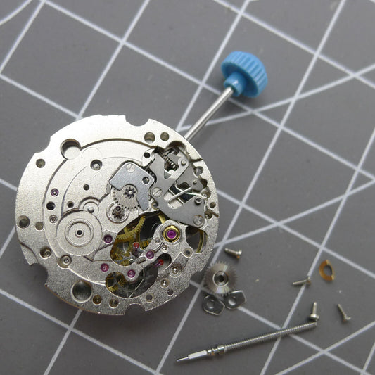 Miyota Japan 6T28 automatic movement female wristwatch with mechanical precision and elegant design.