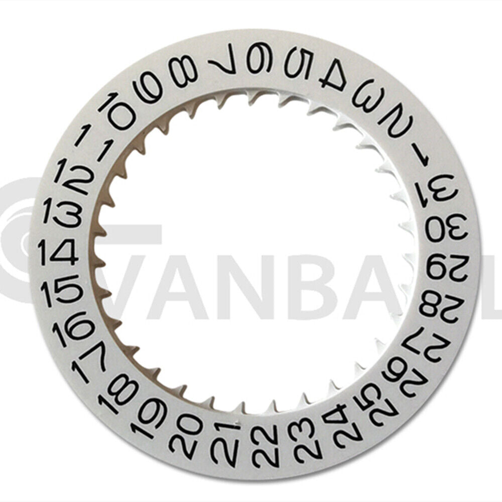 Reversal Number Date Disk Wheel for NH35 NH36 watch movements, date display at 9 o'clock position by Reversal.
