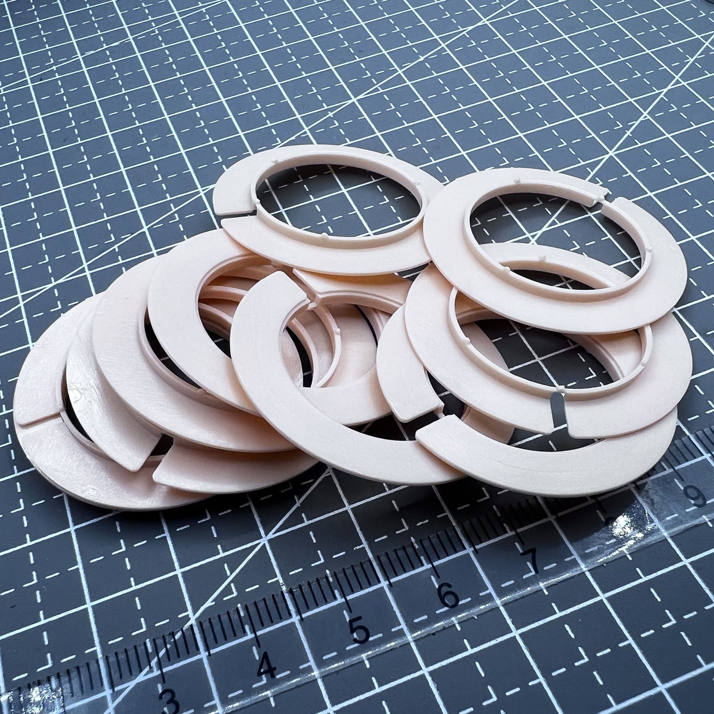 5 Stück Pack Abstandsringe Befestigungsringe für ETA 255.441 Uhrwerk