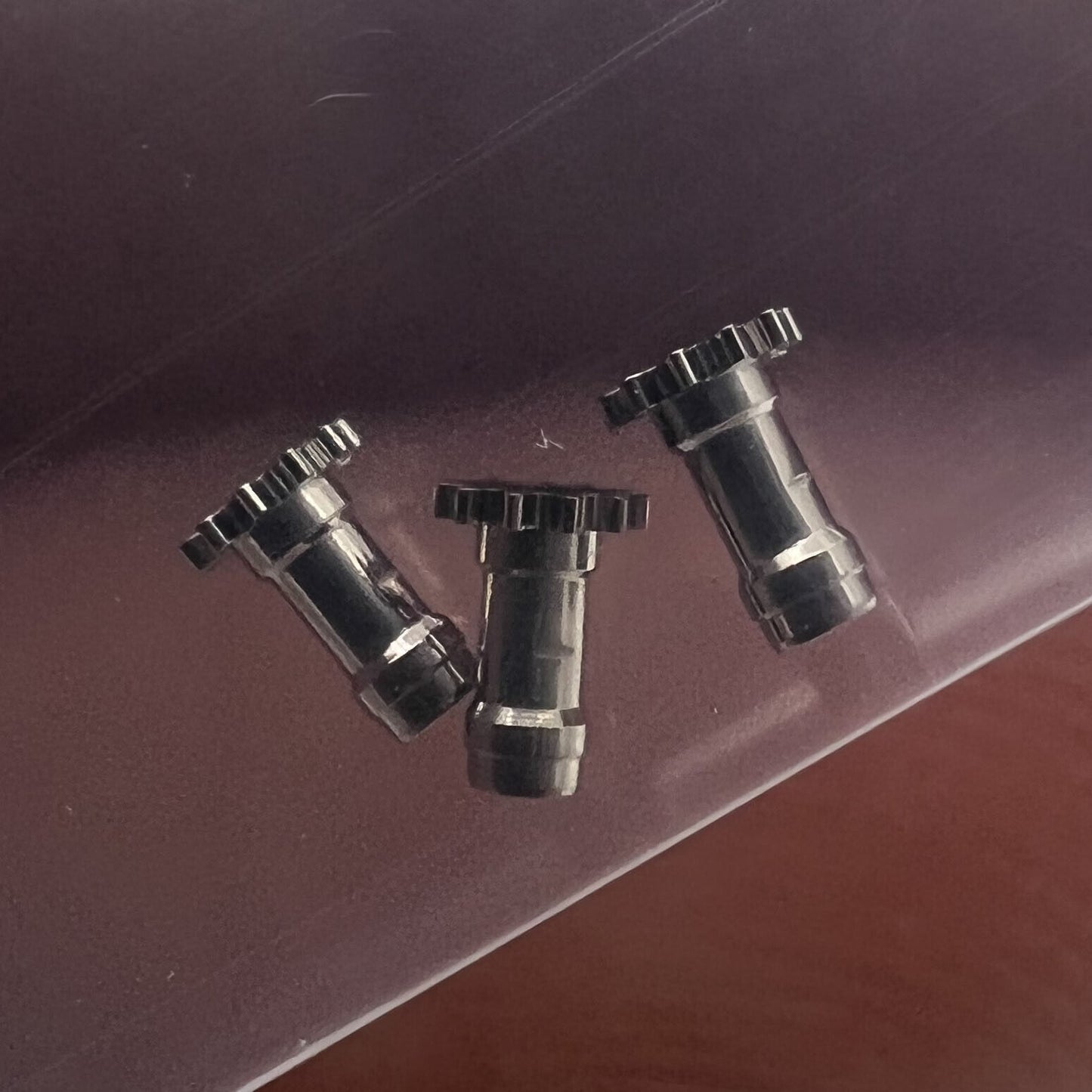 Cannon pinion with driving wheel for Miyota 8200 movement, precise watch part.