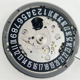 Japan Made Black NH35 Self-winding Automatic Mechanical Watch Movement Date At 6