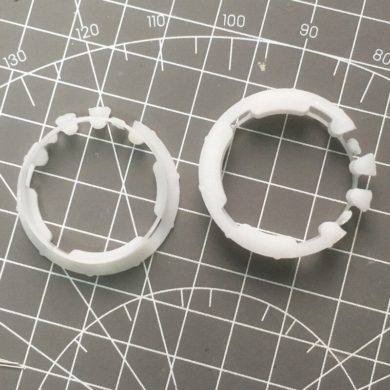 7.6mm plastic spacer ring cushion mount for ETA 2824/2836/2846 watch movements, precision fit.