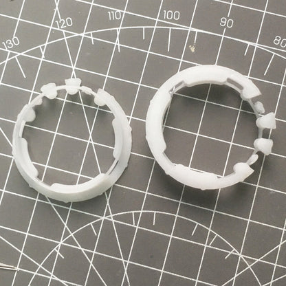 7.6mm plastic spacer ring cushion mount for ETA 2824/2836/2846 watch movements, precision fit.