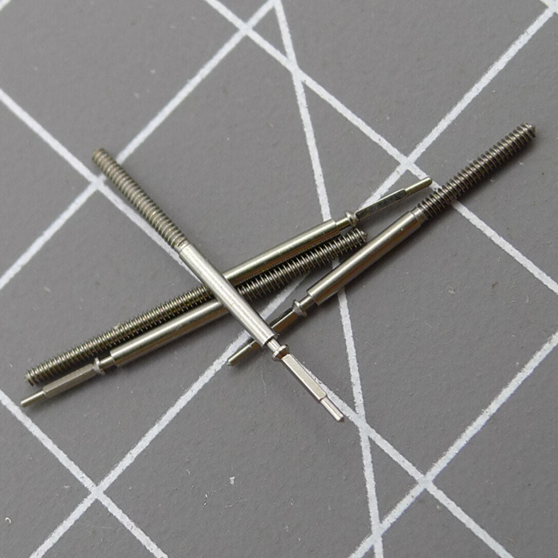 Generic watch winding stem compatible with Ronda 775, 785, 705, 715 movements for custom repairs.