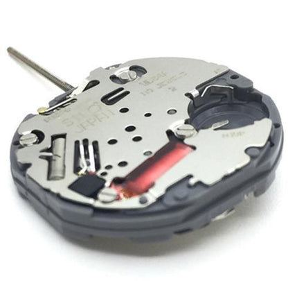 Hattori Epson VD84 quartz watch movement, Japan-made, precise and reliable timekeeping for watch repairs.