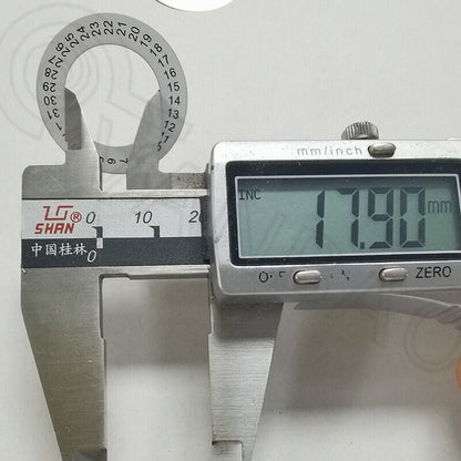 28.5mm AP front date disk wheel for 2813 movement, compatible with date@3 watches, precise fit.