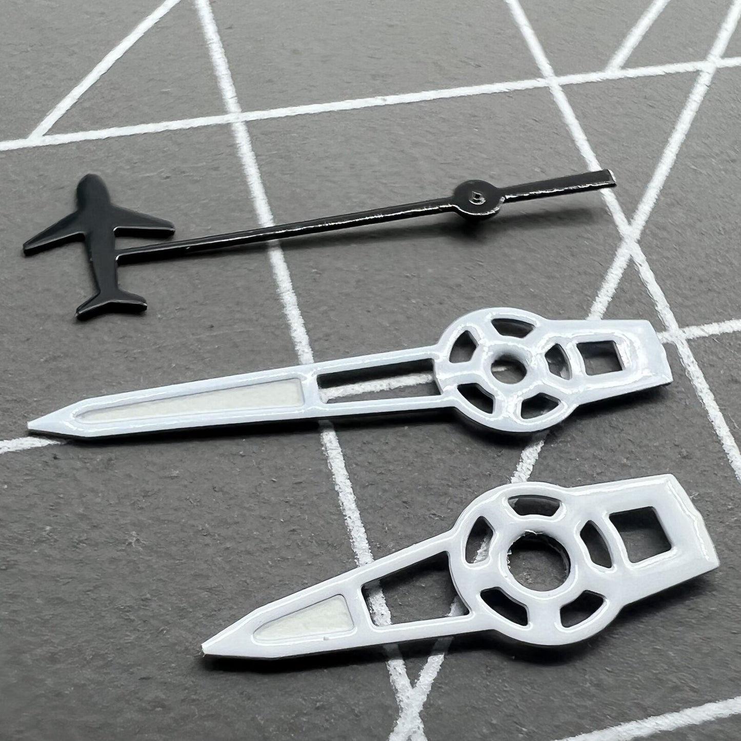 Plane Small Second green luminous watch hands for NH35 movement, precision accessory for watch repair