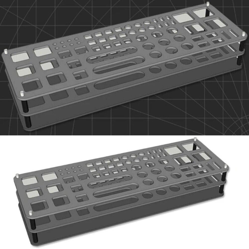 Multi-functional tool stand, perfect for organizing screwdrivers and storage racks efficiently.