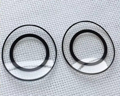 Colorful mineral crystal watch glass by SWA for model 5519450, durable and stylish accessory.