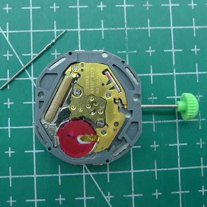 Miyota 4U74 quartz movement watch accessory with date display at 6 o'clock, single calendar by Miyota.