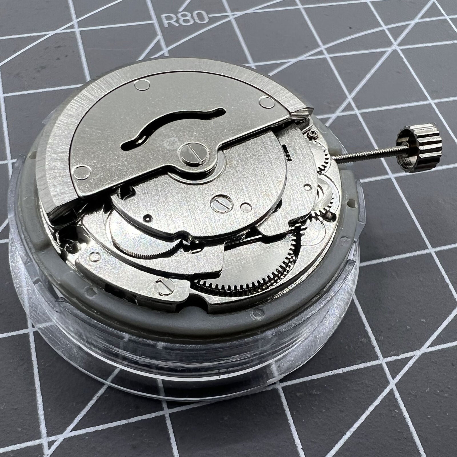 Tianjin Seagull T16 watch accessory showcasing automatic mechanical movement with detailed white dial display.