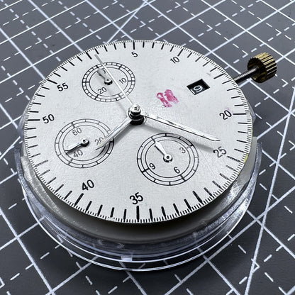 Dandong 7750 Mechanical Movement Date At 3 Small Second At 6/9/12