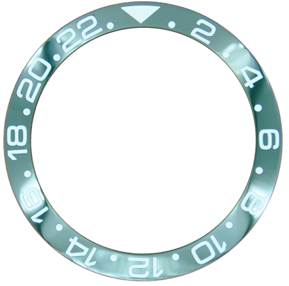 38 mm Uhrenring, Keramik-Lünetteneinsatzring für GMT-Uhr, 40 mm Gehäuse