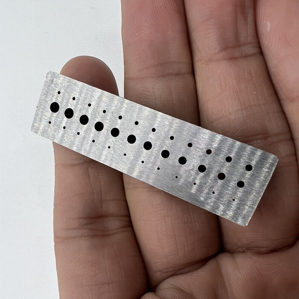 Bergeon 1902 steel staking block for precise riveting in watch repair, durable tool for watchmakers.