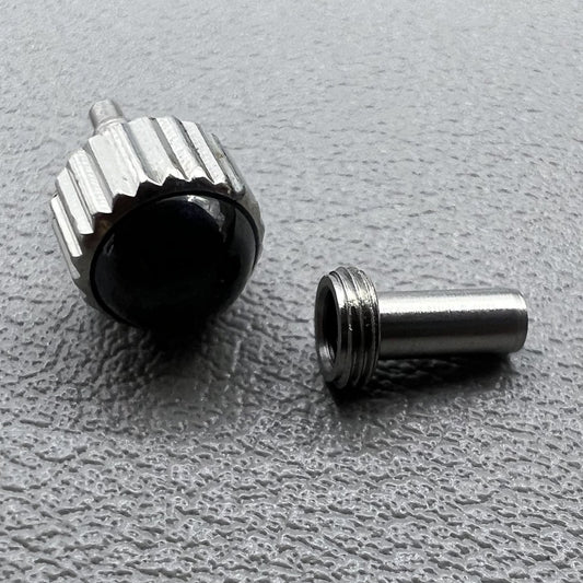 5,5 mm schwarze Uhr Keramikkronersatz Teil Generikum für J12 Uhr