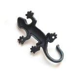 Vintage Cast Iron Wall Hook Gecko Shaped Cloth Garden Hook Cabinet Knobs