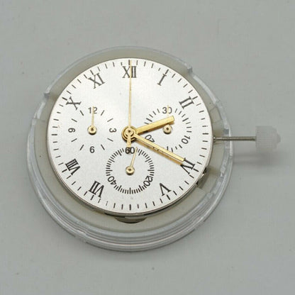 China Made 7753 mechanical watch movement clone, 1:1 Daytona style, precise chronograph mechanism.
