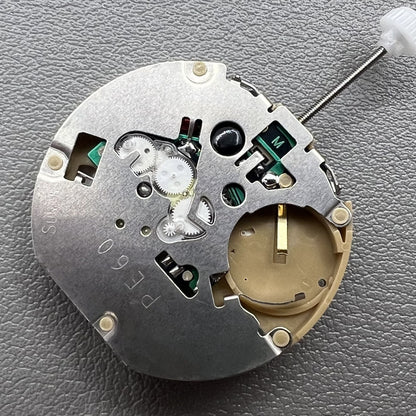 2 Stck Sunon PE60 Quarzuhrwerk mit 3 Zeigern Datum bei 3 Kleine Sekunde bei 6