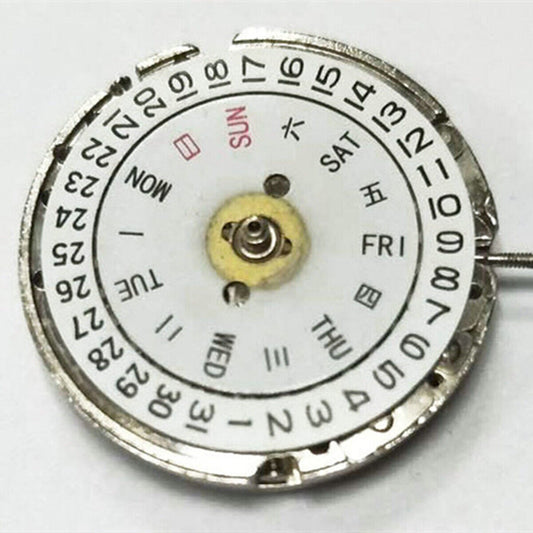 Seagull ST1632 automatic watch movement with day-date double calendar, precision mechanical parts.