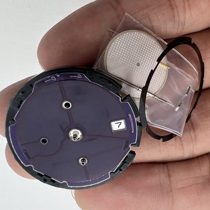 Hattori Epson VS72A solar watch with precise quartz movement, sleek design for daily wear and accessories.