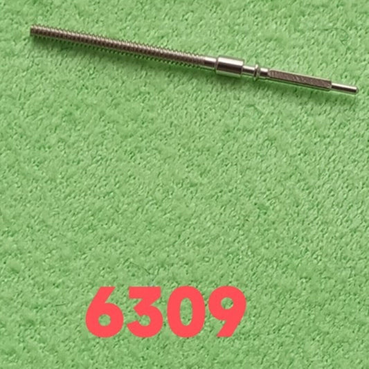 Movement Watch part with winding stems for 6309 movement, ideal for precise watch repairs and replacements.
