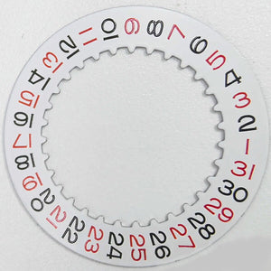 Red Odd Number Date At 3 Date Disk Wheel Date Wheel Generic for 3135 Movement