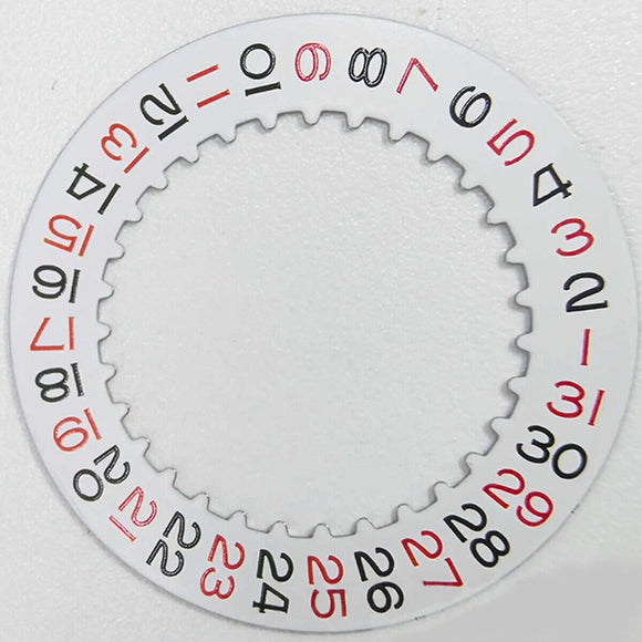 Red Odd Number Date At 3 Date Disk Wheel Date Wheel Generic for 3135 Movement