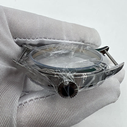 44mm stainless steel watch case for ETA 6497/6498 & Seagull ST3600/ST3621 movements, durable and precise.