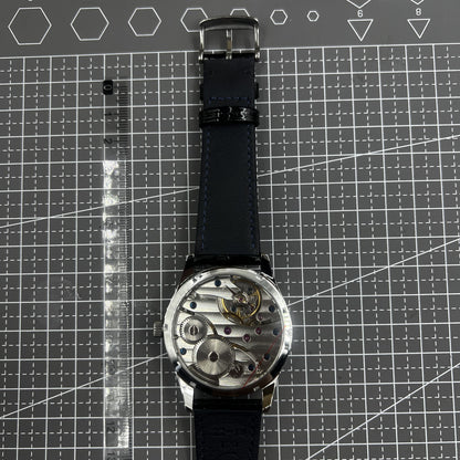 42mm Men Watch Seagull ST3600 Manual Chain Up Mechanical Movement