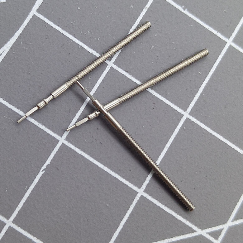 3 PIECES Watch Winding Stems Fit for Miyota 1N12 1M12 1L02 1M02 1L12 Movement