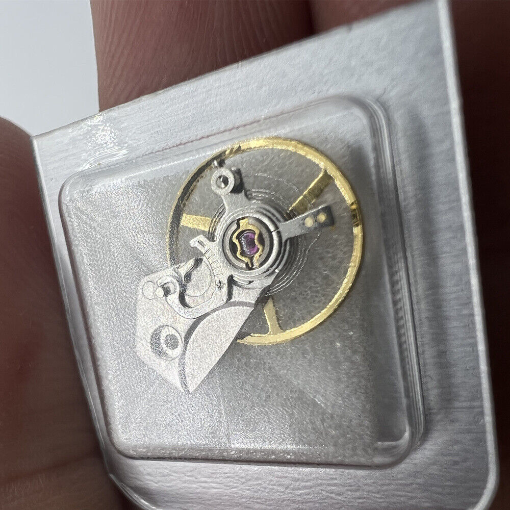 Complete Balance Wheel with Splint for China Made Dandong 7750 watch movement, precise timing component.