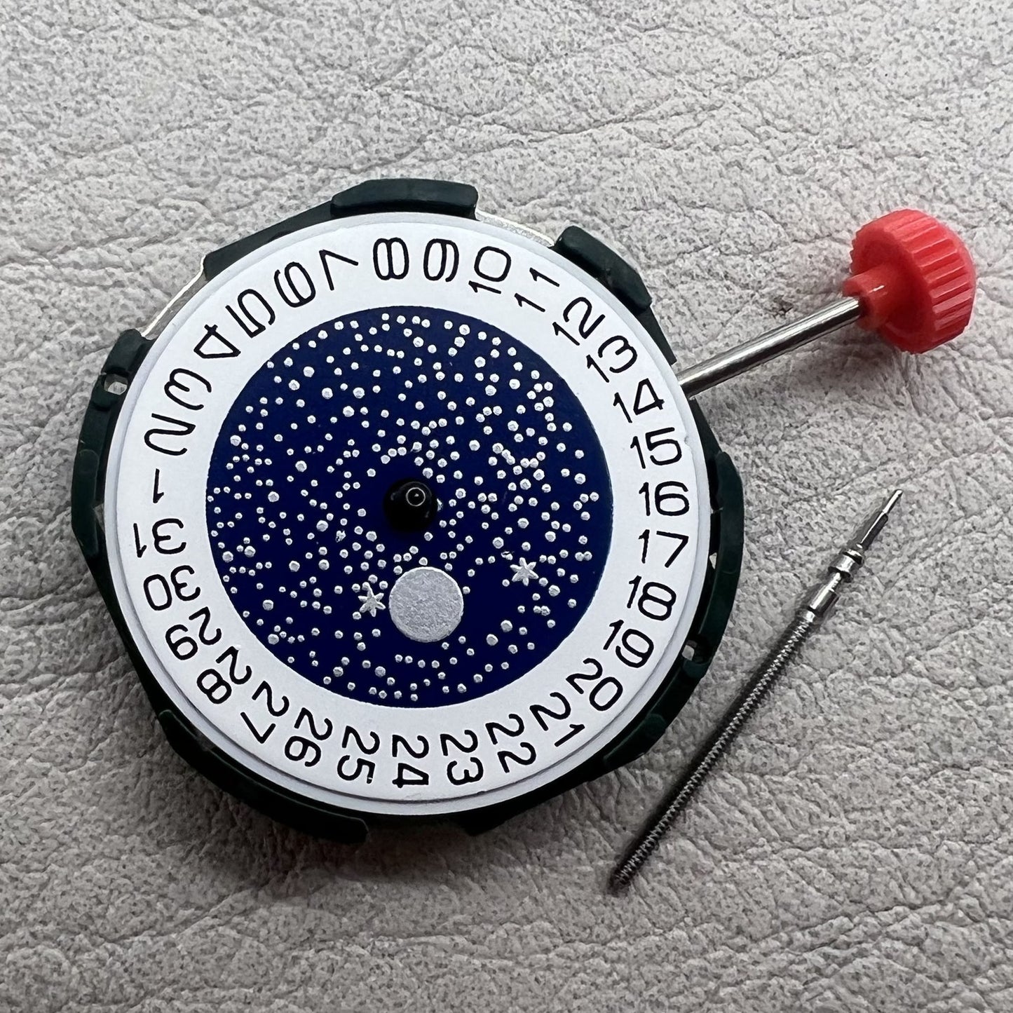 2 Stück Japan Miyota 2115 Quarzwerk Einzeldatum bei 3 Uhr