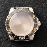 316L Stainless Steel Watch Case SUB Convex Sapphire Glass 40mm For NH35/NH36