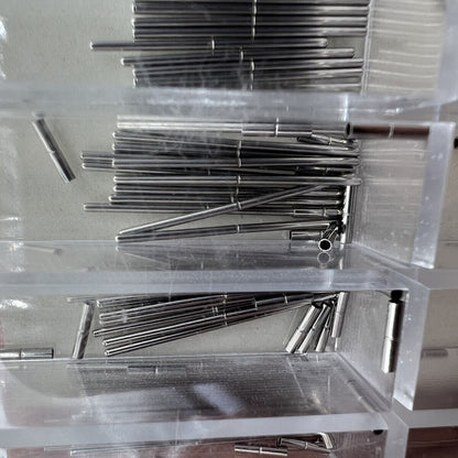 Goupilles en acier inoxydable avec tubes pour bracelet de montre, barre de réglage, outil de réparation de montre