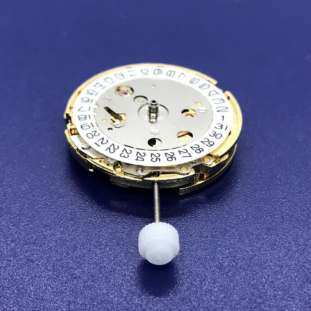 Golden DG2813 automatic watch movement with date, compatible with 8215 and 8205 models, precision mechanical part.
