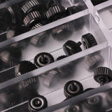 100pcs Steel Stainless Watch Crowns Different Sizes 3.0-8.0mm for Watch Repair