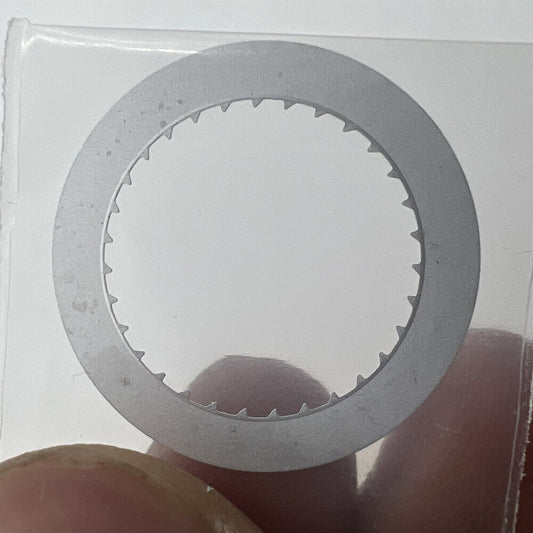 Black date disk wheel for Miyota 9015 with date at 3 o'clock, Japan made precision component.