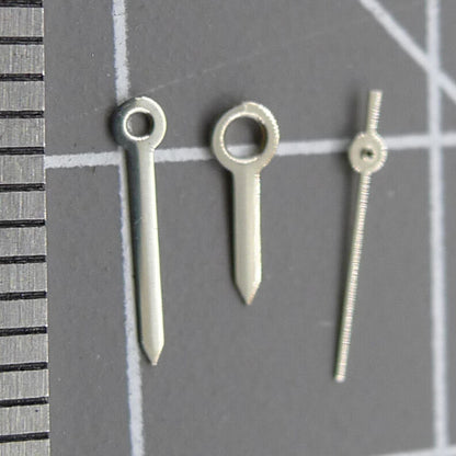 Jeu d'aiguilles de montre argentées pour mouvement Miyota 2035, longueurs 9 mm/8 mm/6 mm, n° 1516
