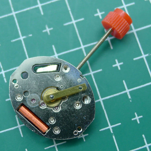 Swiss Made ETA 980.005 quartz movement with 2 hands for precise watch accessory performance.