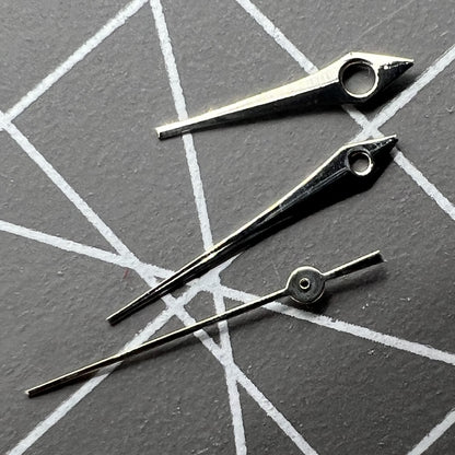 Aiguilles pointues argentées pour montres Miyota 2035, 2115, 2105, 2305 et 2315